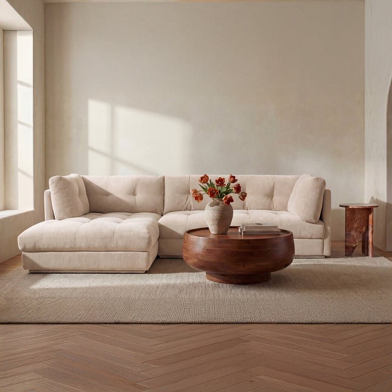 MISCHA LEFT SECTIONAL LIGHT BEIGE