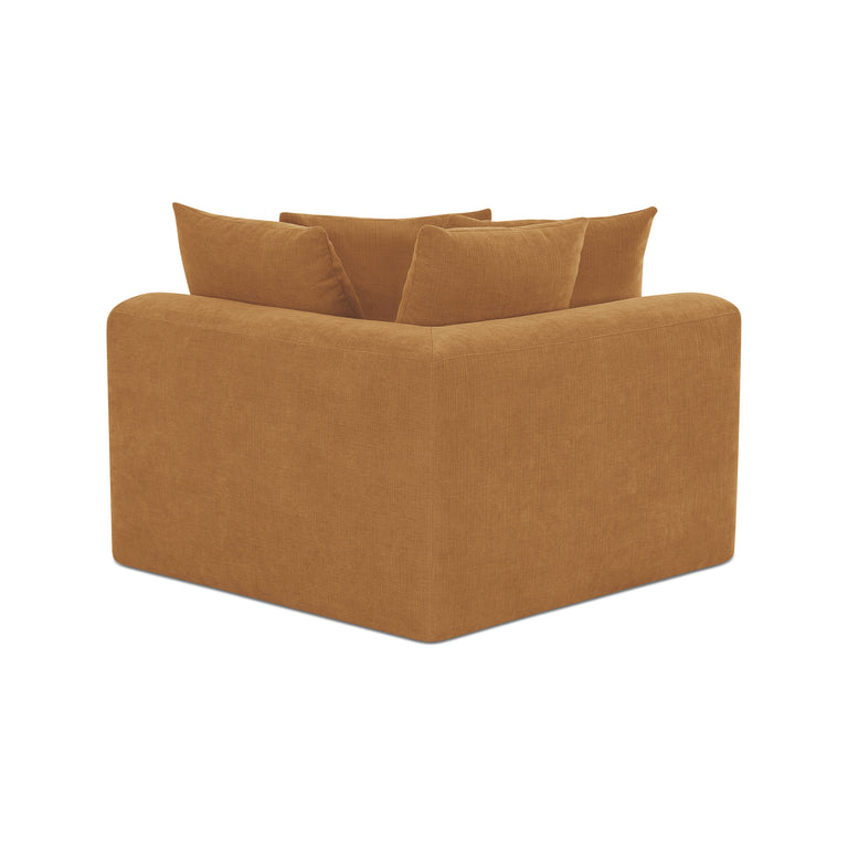 DAVIE CORNER CHAIR GOLDEN YELLOW