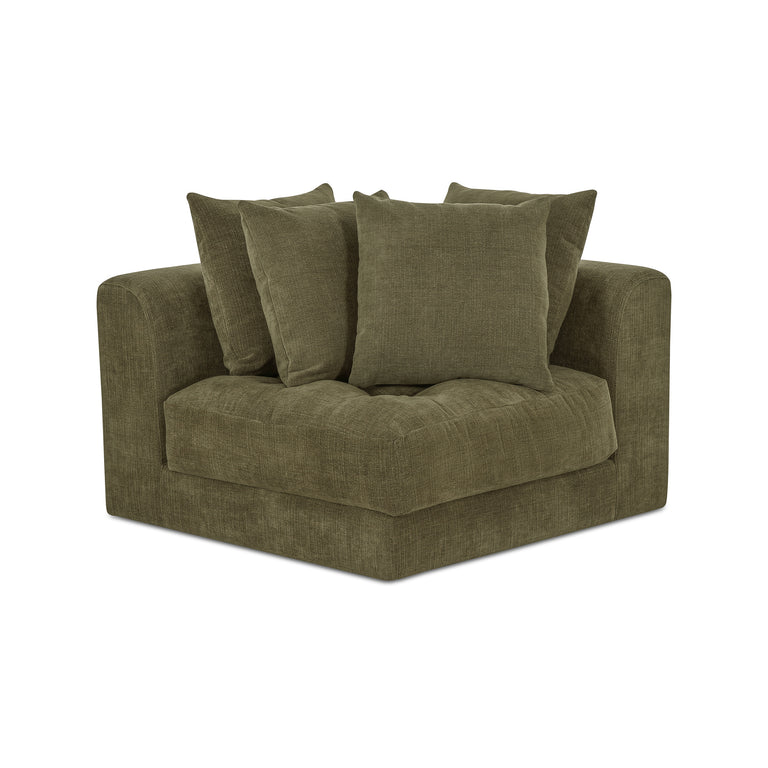DAVIE CORNER CHAIR GOLDEN YELLOW