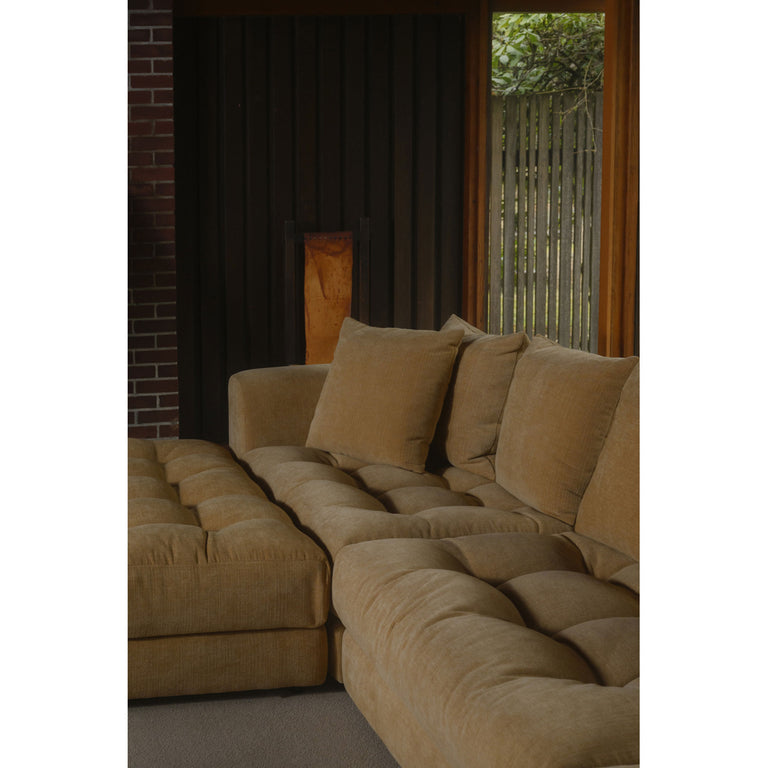 DAVIE OTTOMAN GOLDEN YELLOW