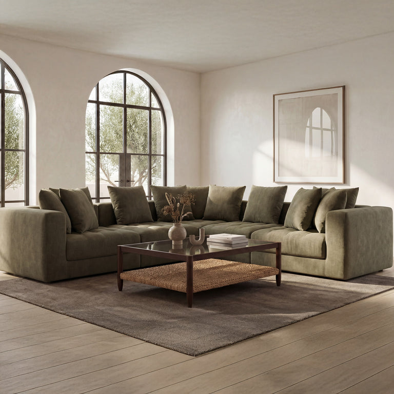 DAVIE CLASSIC L MODULAR SECTIONAL GOLDEN YELLOW