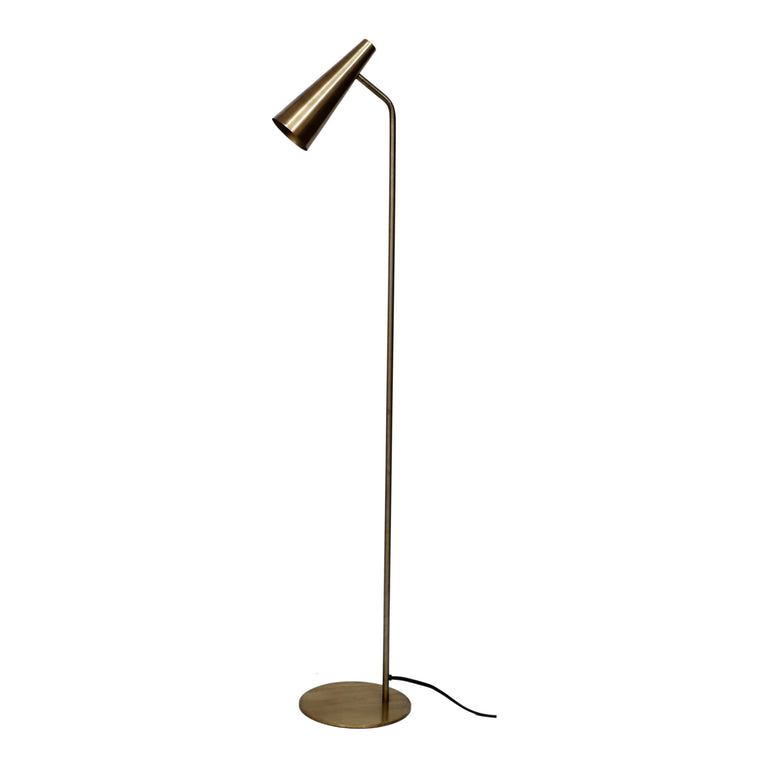 TRUMPET FLOOR LAMP GOLD