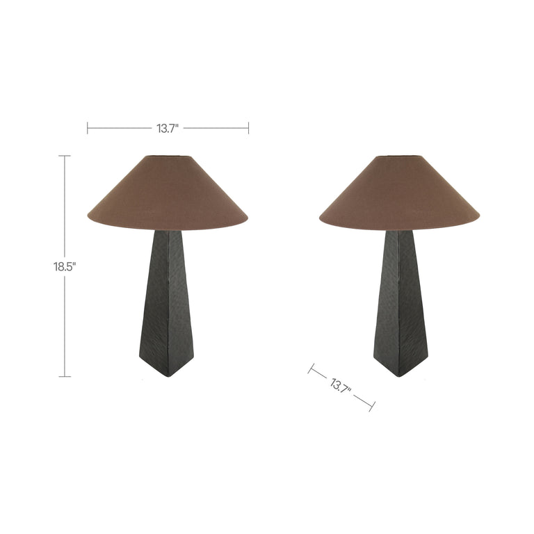 DORSEY TABLE LAMP BLACK
