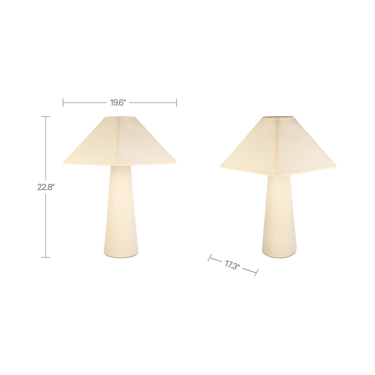 GIGI TABLE LAMP CREAM