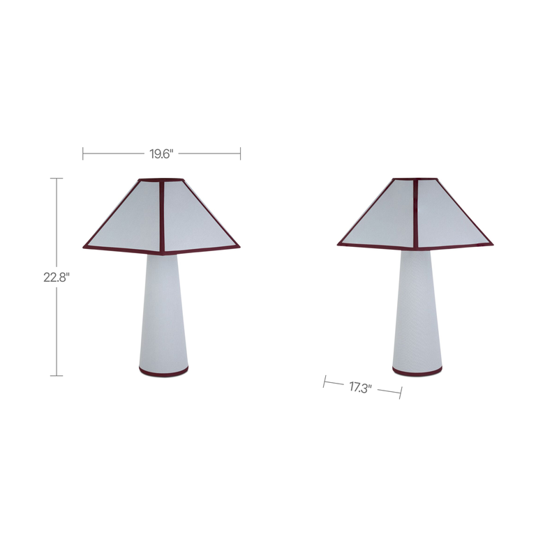 GIGI TABLE LAMP CREAM
