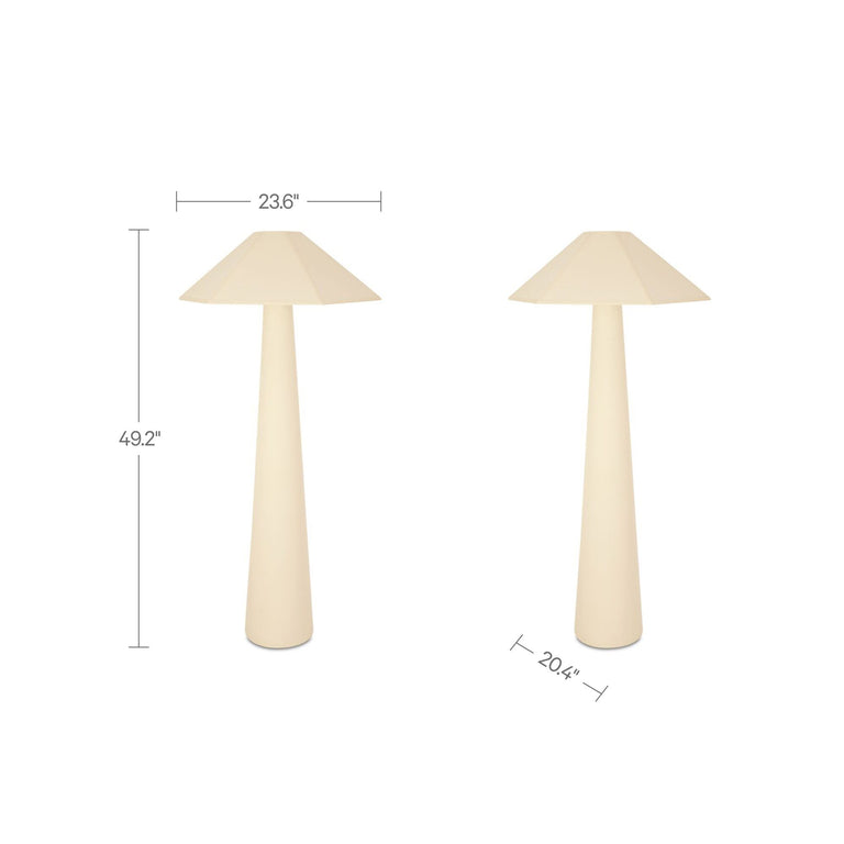 GIGI FLOOR LAMP CREAM