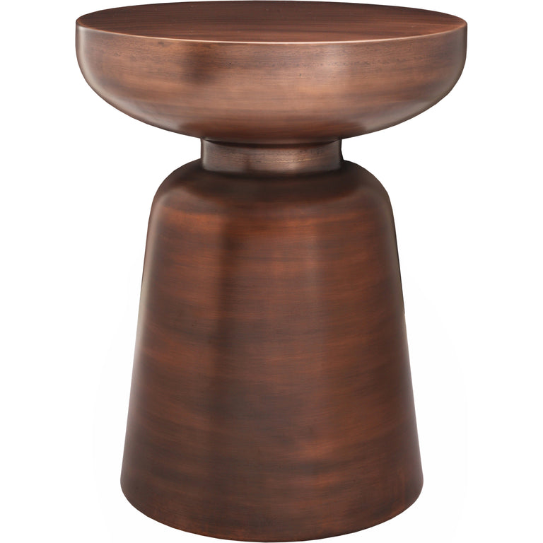 ARTHUR ACCENT TABLE ANTIQUE COPPER