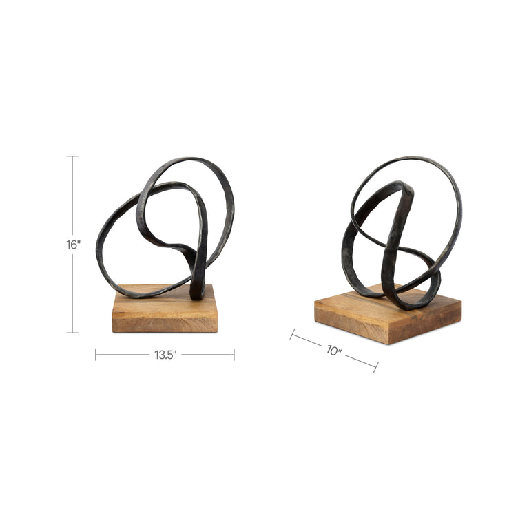 LIDA CAST ALUMINUM SCULPTURE
