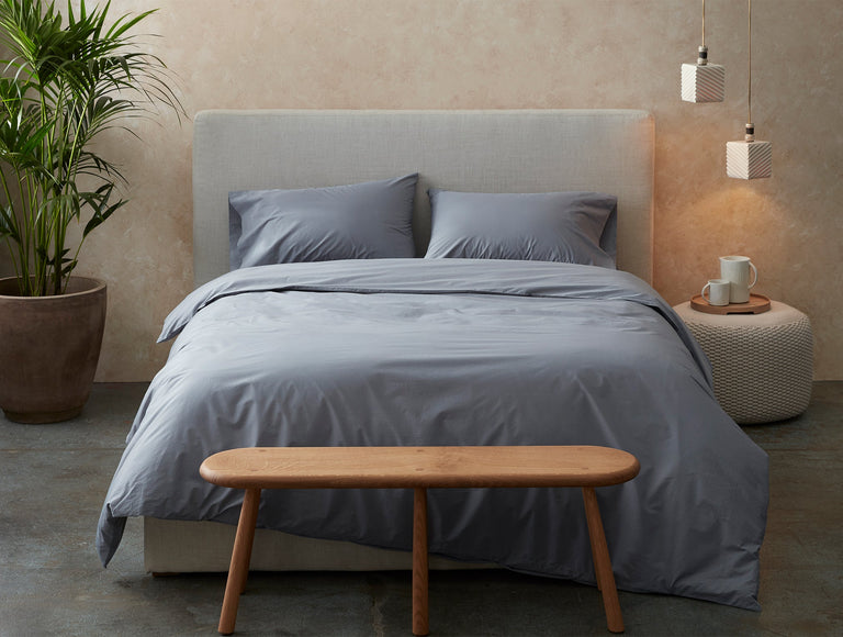 300 THREAD COUNT ORGANIC PERCALE DUVET COVER | BEDDING