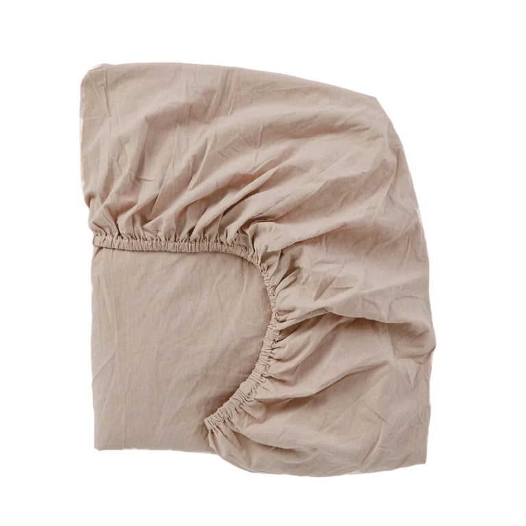 ORGANIC CRINKLED PERCALEâ„¢ FITTED SHEET | BEDDING
