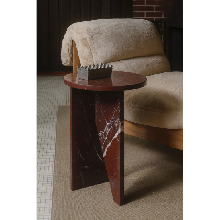 GRACE ACCENT TABLE BLACK MARBLE