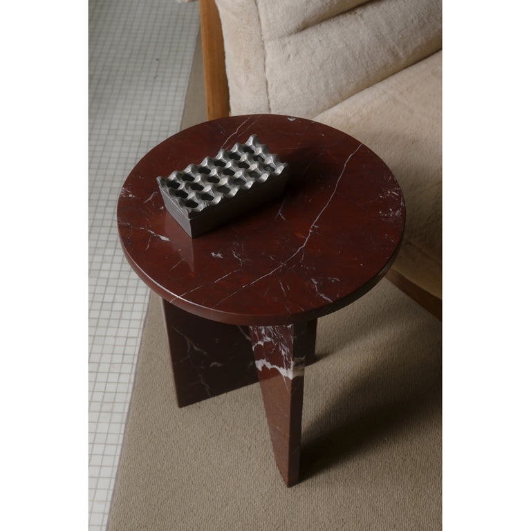 GRACE ACCENT TABLE BLACK MARBLE