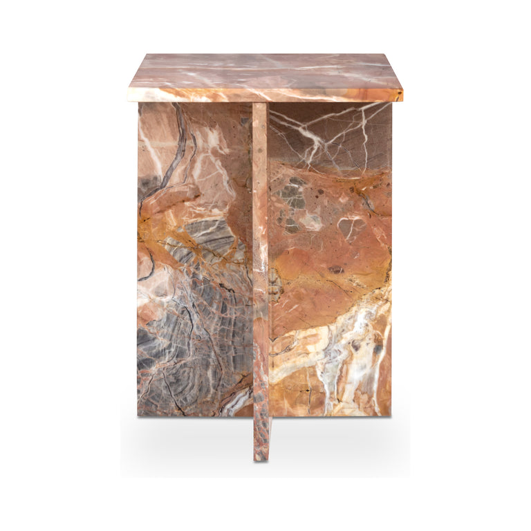 BLAIR ACCENT TABLE GOLDEN FOREST MARBLE