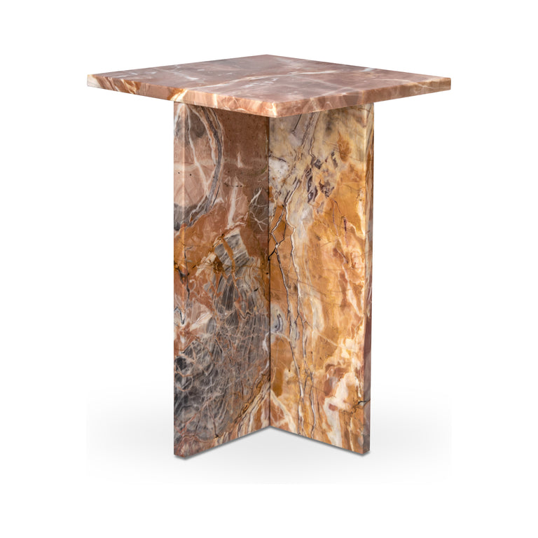BLAIR ACCENT TABLE GOLDEN FOREST MARBLE