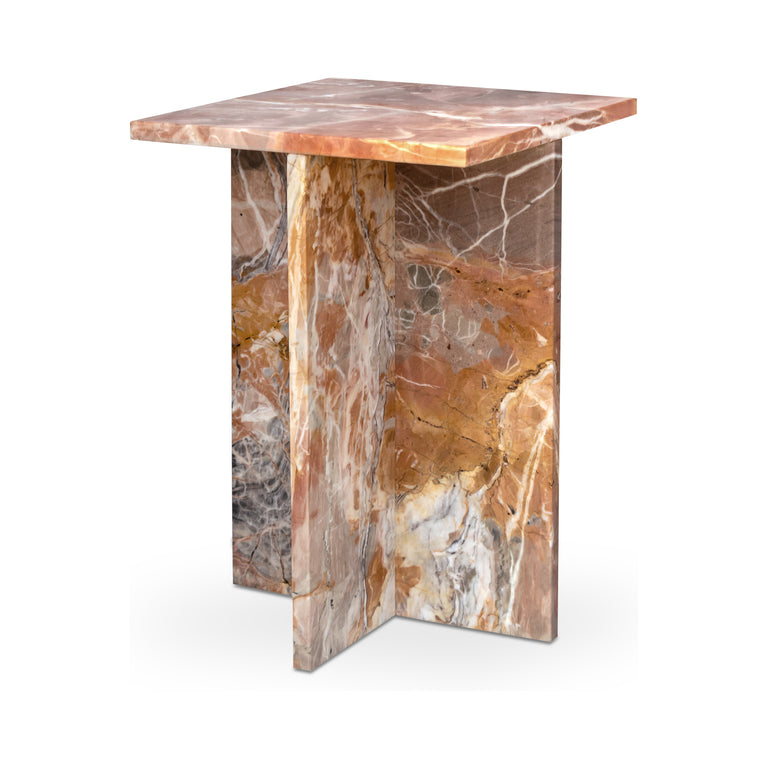 BLAIR ACCENT TABLE GOLDEN FOREST MARBLE