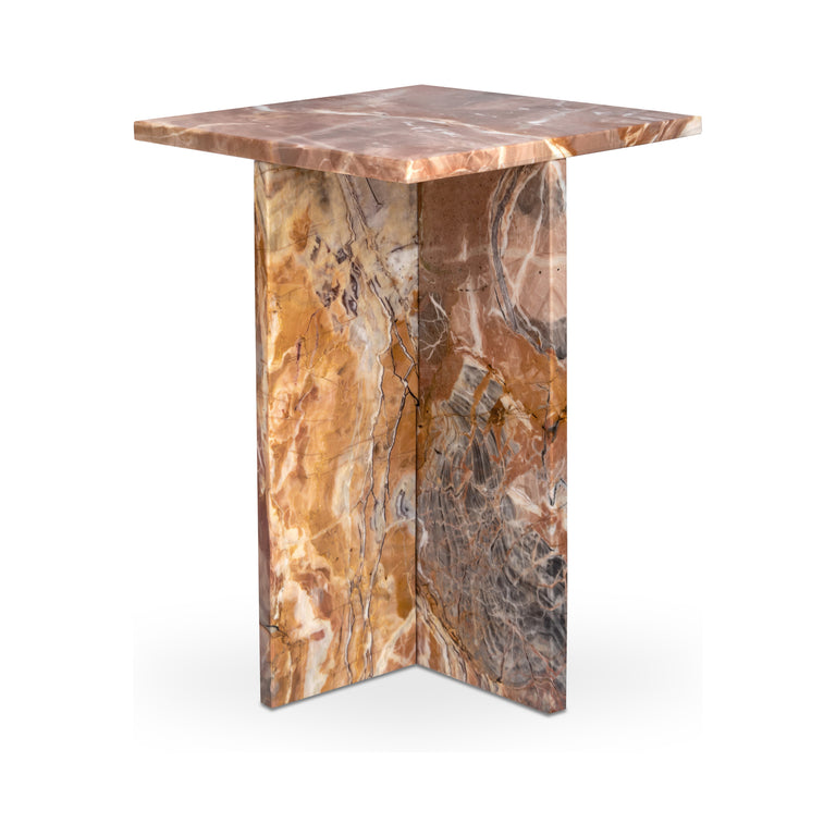BLAIR ACCENT TABLE GOLDEN FOREST MARBLE