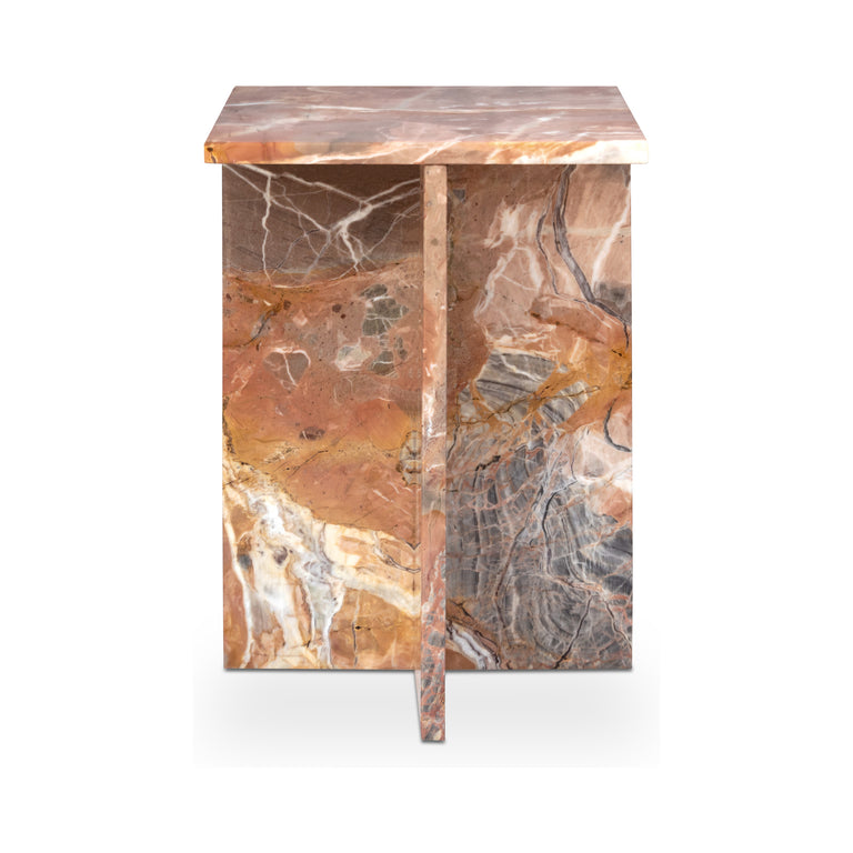 BLAIR ACCENT TABLE GOLDEN FOREST MARBLE