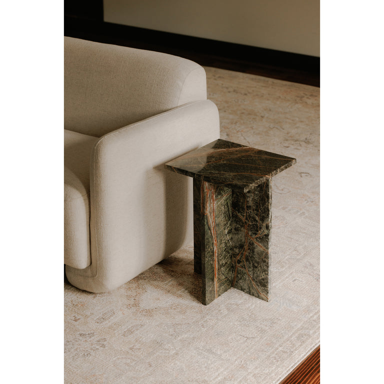 BLAIR ACCENT TABLE GOLDEN FOREST MARBLE