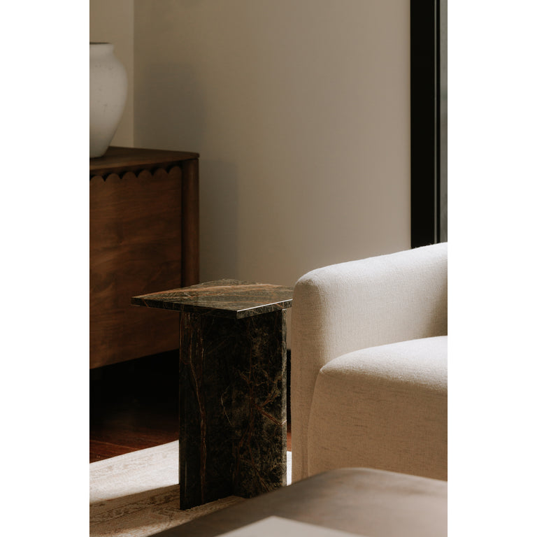 BLAIR ACCENT TABLE GOLDEN FOREST MARBLE