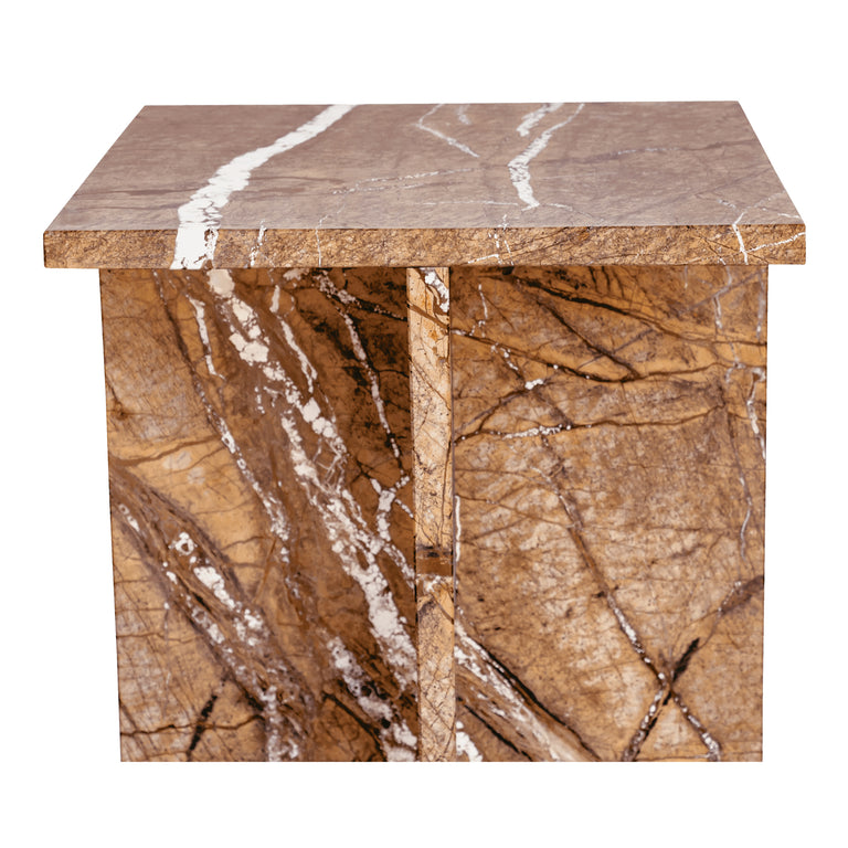 BLAIR ACCENT TABLE GOLDEN FOREST MARBLE