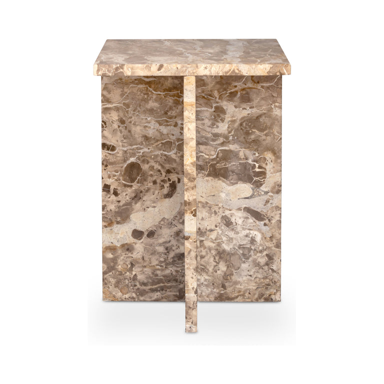 BLAIR ACCENT TABLE GOLDEN FOREST MARBLE