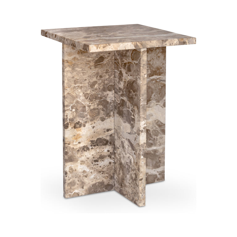 BLAIR ACCENT TABLE GOLDEN FOREST MARBLE