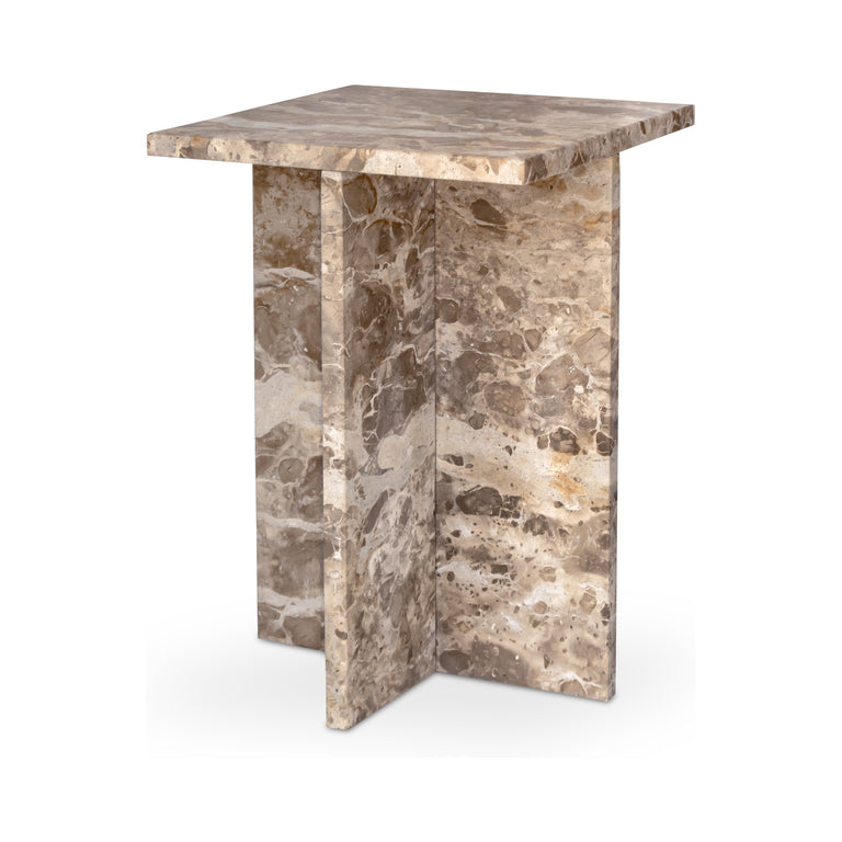 BLAIR ACCENT TABLE GOLDEN FOREST MARBLE
