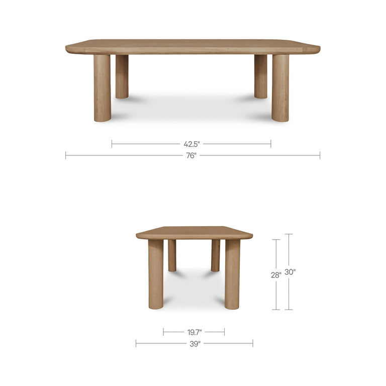 ANDERS DINING TABLE LARGE NATURAL