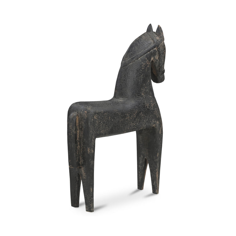 GALLANT WOODEN SCULPTURE BLACK