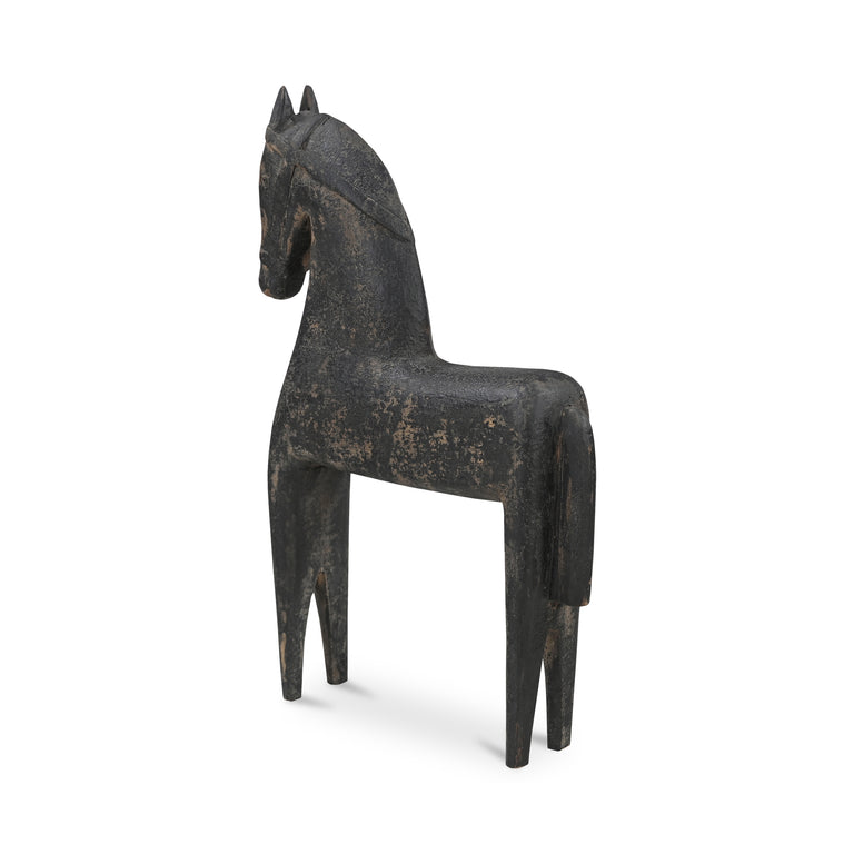 GALLANT WOODEN SCULPTURE BLACK