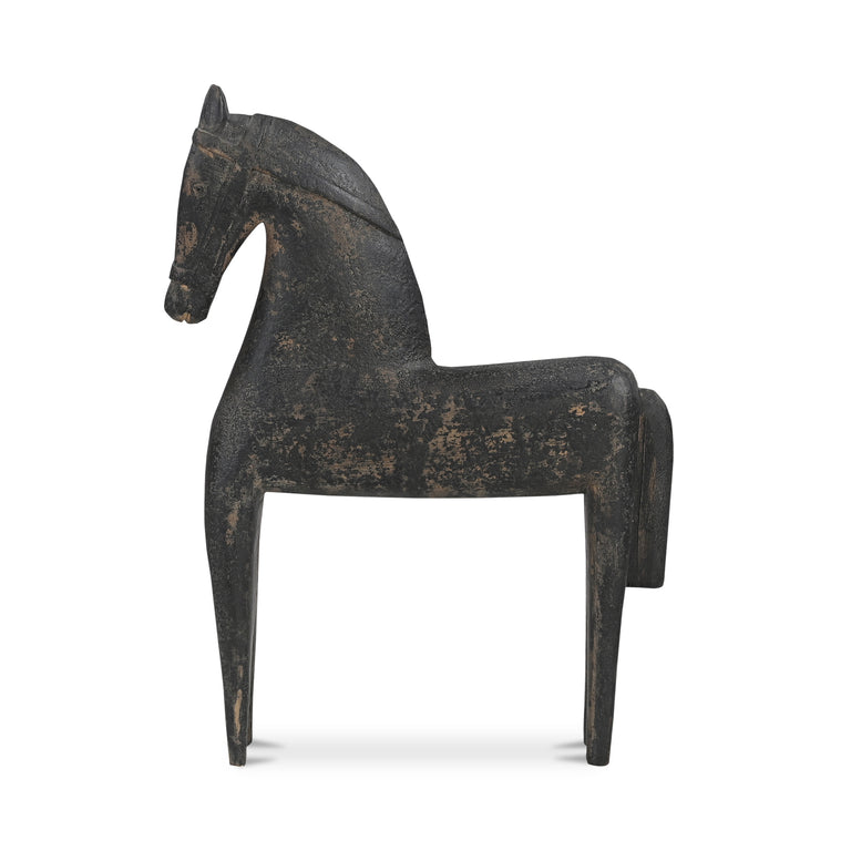 GALLANT WOODEN SCULPTURE BLACK