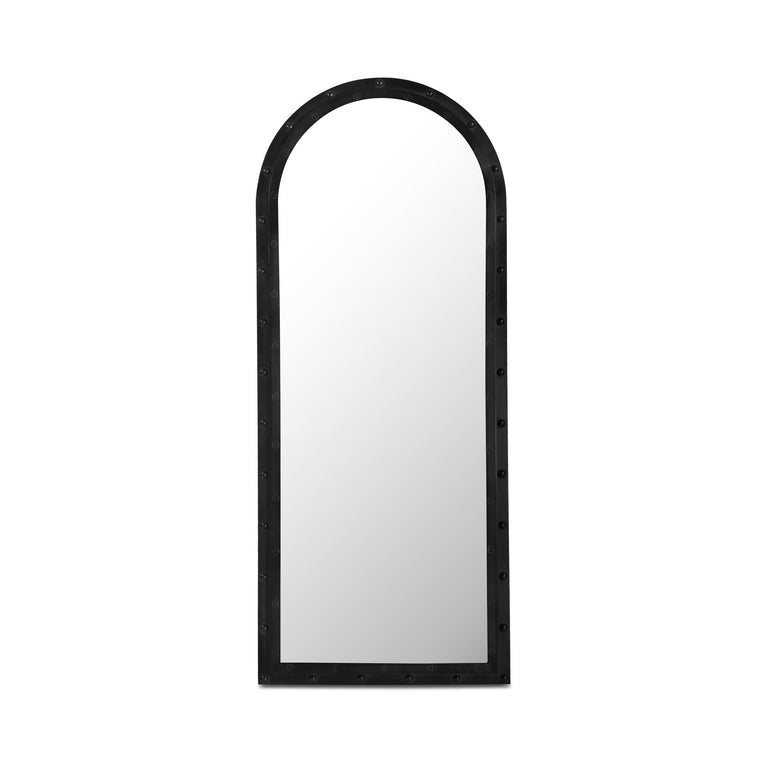 HUGHES FLOOR MIRROR IRON GREY