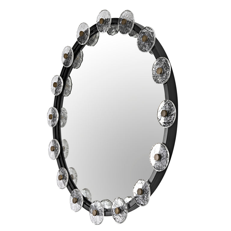 MOIRA MIRROR WITH GLASS DETAILS | MIRRORS