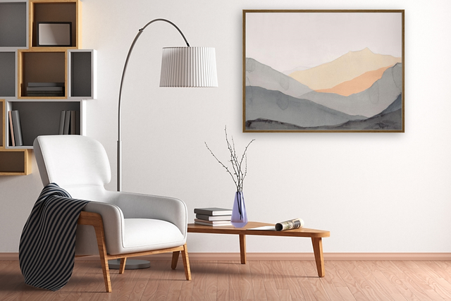 Mountaintop I by D'Alessandro Leon | stretched canvas wall art