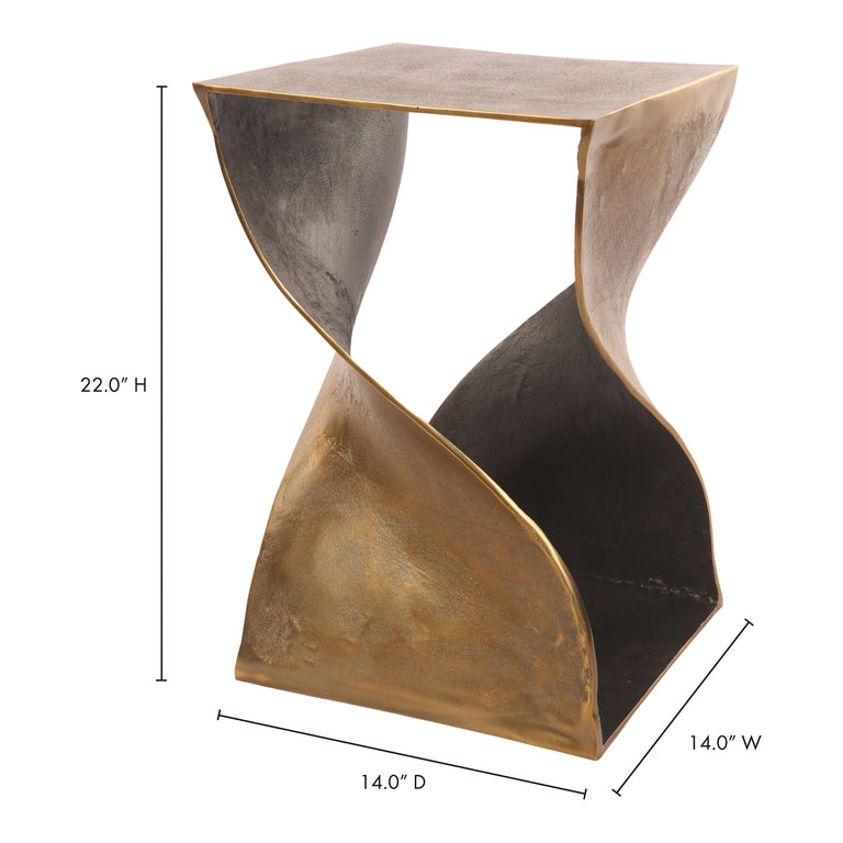 TWIST ACCENT TABLE BLACK