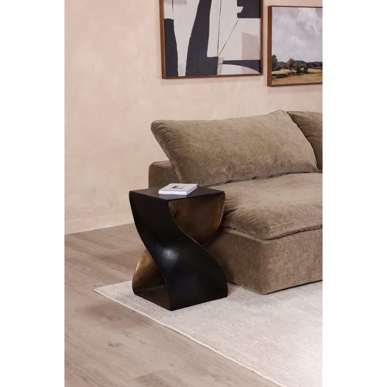TWIST ACCENT TABLE BLACK
