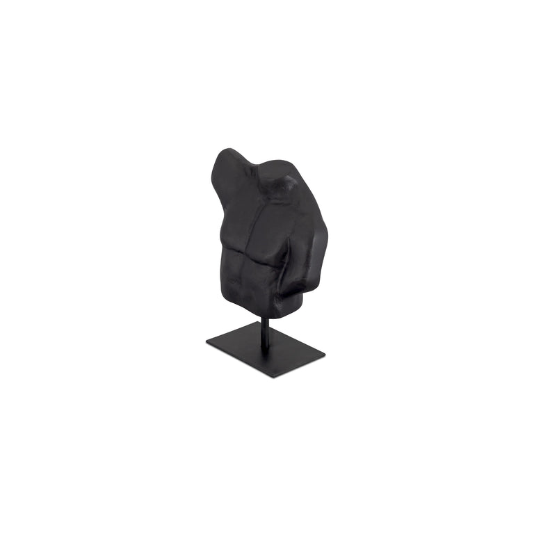 VICTOR CAST ALUMIINUM SCULPTURE AGED BLACK
