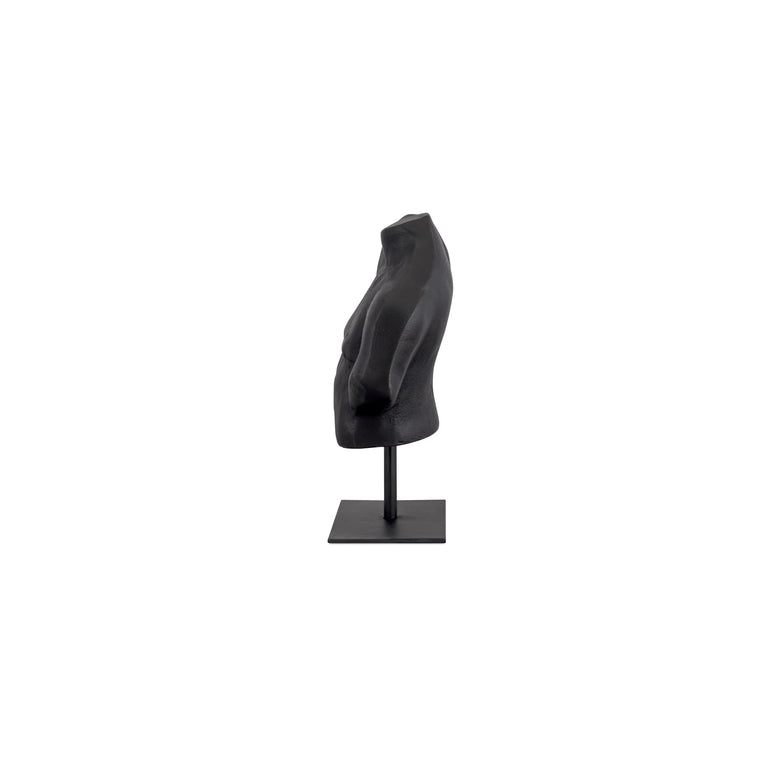 VICTOR CAST ALUMIINUM SCULPTURE AGED BLACK