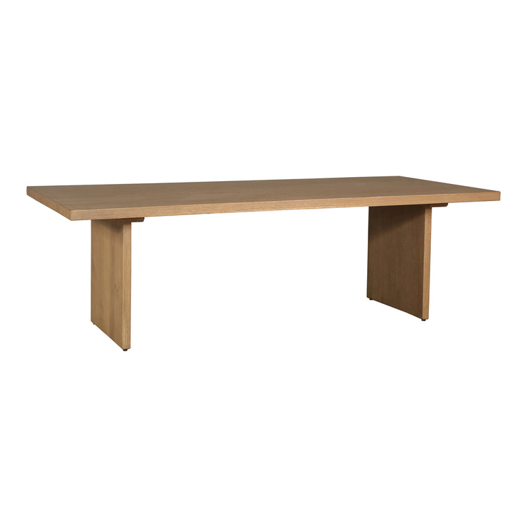 KOSHI DINING TABLE SANDBLASTED AMBER OAK