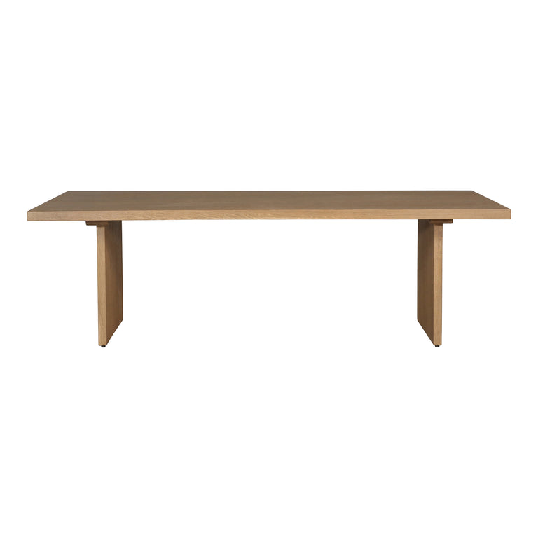 KOSHI DINING TABLE SANDBLASTED AMBER OAK