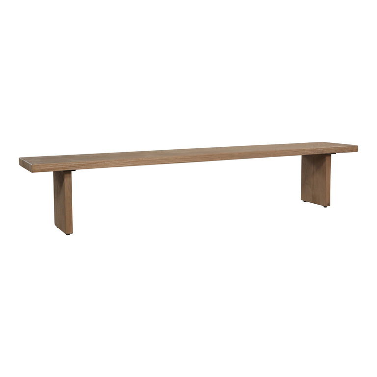 KOSHI BENCH SANDBLASTED AMBER OAK