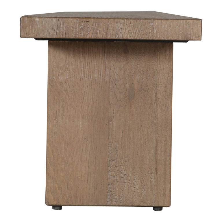 KOSHI BENCH SANDBLASTED AMBER OAK