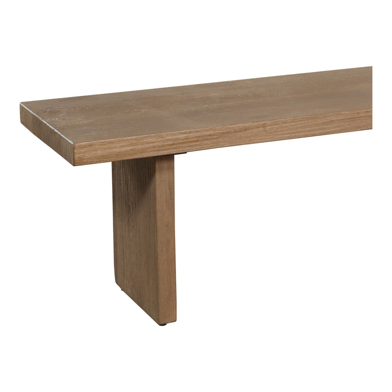 KOSHI BENCH SANDBLASTED AMBER OAK