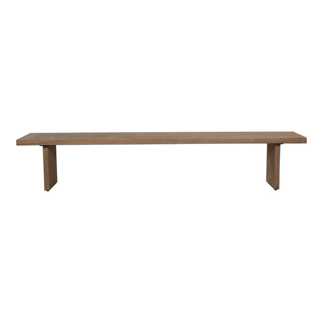 KOSHI BENCH SANDBLASTED AMBER OAK