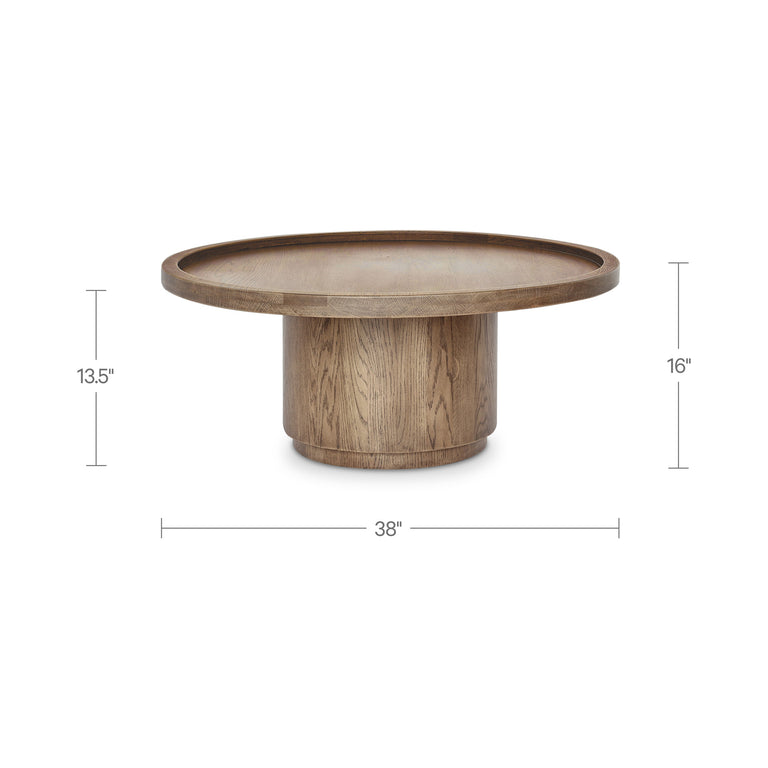 COHEN COFFEE TABLE BROWN