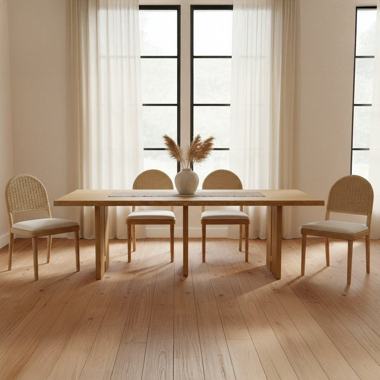 TESSA DINING TABLE NATURAL