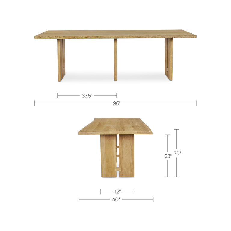TESSA DINING TABLE NATURAL
