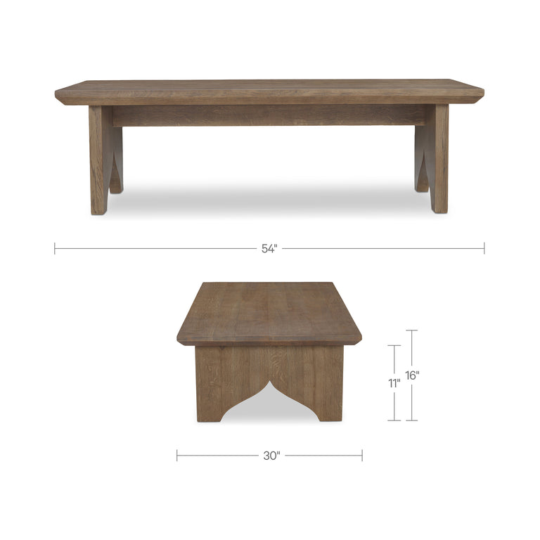 LAKE COFFEE TABLE BROWN