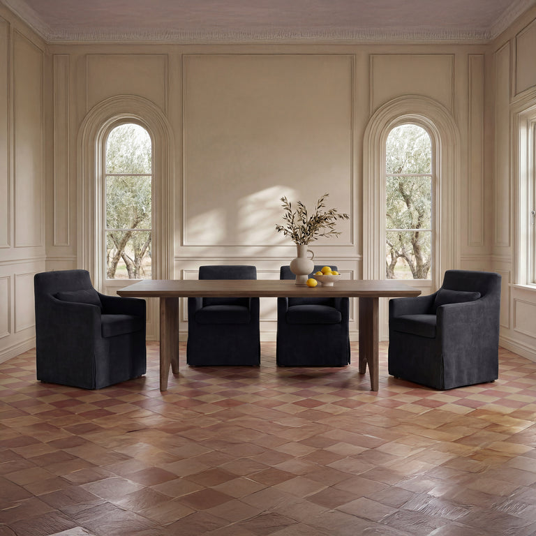 LAKE DINING TABLE BROWN