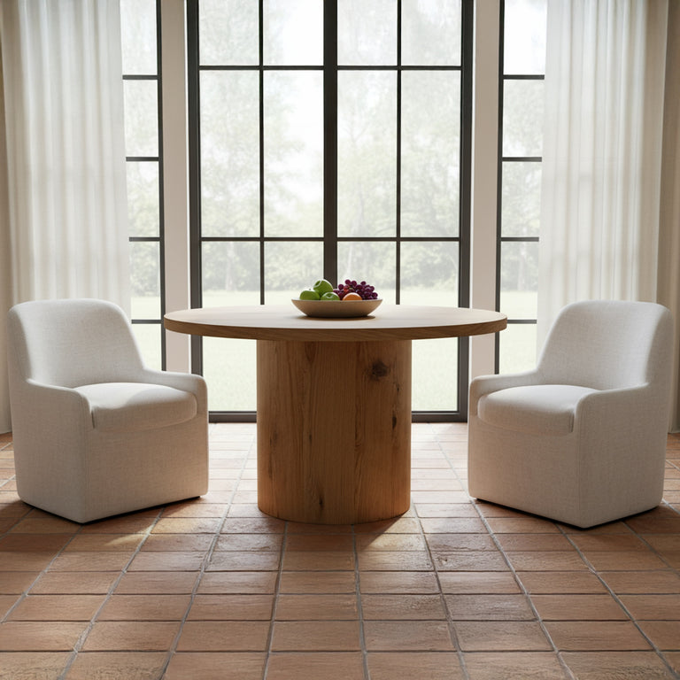 HANSEN DINING TABLE RUSTIC OAK